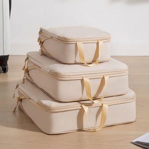 Juego de 3 Organizadores de Equipaje Ligeros de Dacrón, Estilo Deportivo, para Viajes, Incluye Bolsa de Lona - Product Image 3