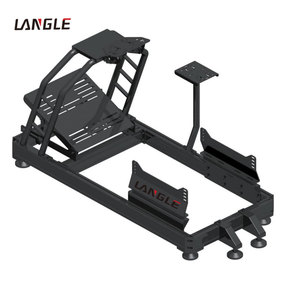 Techniques de soudage de profilés en aluminium, support de montage pour téléviseur, simulateur de jeu, simulateur de course DIY, cockpit de simulation de course, support de moniteur intégré - Product Image 6