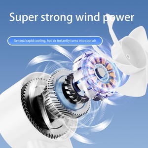 Foldable USB Charging Portable <b>Mini</b> Fan LED Display <b>Mini</b> Handheld Fan - Product Image 4