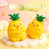 Jouet Squishy Populaire Géant en TPR, Motif Fraise, Banane, Citrouille, Arachide, Rebond Rapide, Design Fruité, Anti-Stress pour 14 Ans et Plus