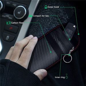 Nouvelle Pochette de Clés de Voiture en Fibre de Carbone 2025 – Tendance et Anti-RFID, Protection Contre les Signaux Radiofréquence Antivol - Product Image 3