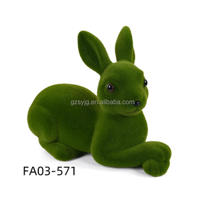 人工モスアニマルウサギパークウェディングショッピングモール窓装飾屋外屋内草植物装飾 - Product Image 2