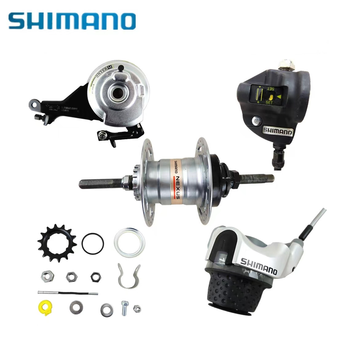 シマノ(SHIMANO) 内装3Rハブ SG-3R42 (蝶穴) 内装3S 36H 軸長:182mm OLD:120mm ・ローラーブレーキ