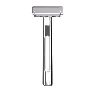 Maquinilla de Afeitar de Seguridad de Doble Filo Premium - Maquinilla de Afeitar de Una Sola Hoja Reutilizable Totalmente Metálica para un Afeitado Suave - Product Image 5