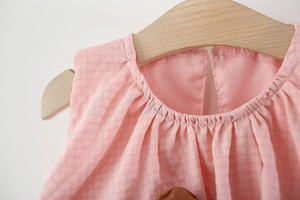 Abbigliamento per Bambini, Completo Estivo per Bambina, Gilet con Fiocco e Pantaloncini, Set Due Pezzi in Stile Occidentale - Product Image 6