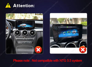 Navifly Snapdragon 680 sistema Android tela IPS 8 núcleos 8 + 256GB rádio de carro para Benz C W205-GLC X253-V classe 2014-2018 NTG 5.0 - Product Image 4