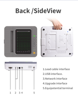 CONTEC E12 Nouveau produit Électrocardiogramme 12 canaux Appareil d'électrocardiogramme ECG