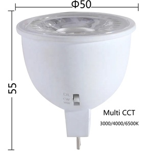 Sunsing Nguồn Ánh Sáng 12V Chùm Thiên Thần 30/60 6W 3cct Gu5.3 MR16 <span class=keywords><strong>LED</strong></span> Spotlight Bóng Đèn Đèn Với Ống Kính Hoặc Phẳng - Product Image 4