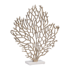 Scultura Decorativa in Corallo con Base in Marmo, Ornamento Moderno per Casa, Bagno, Mensola, Tavolino da Caffè - Product Image 2