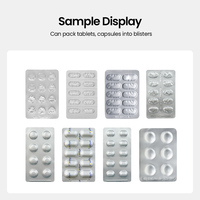 Machine d'emballage sous blister automatique compacte en Alu-PVC pour pilules, comprimés et capsules de gélatine – Équipement de conditionnement sous blister pour laboratoire