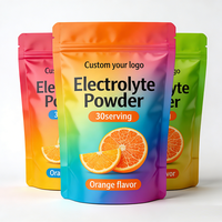 Poudre d'électrolytes de qualité alimentaire à marque et logo personnalisés, poudre d'électrolytes très vendue
