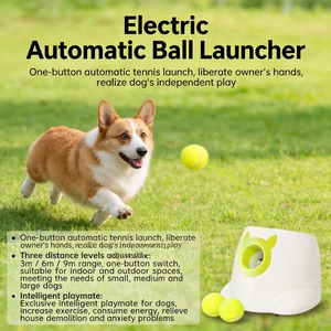 Lanceur automatique de balles pour chien - Machine à lancer des balles de tennis pour Border Collie Corgi - Product Image 5