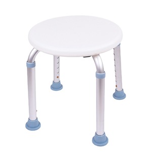 Aluminum Alloy <b>Shower</b> Stool Height Adjustable Bathroom <b>Chair</b> <b>For</b> <b>Elderly</b> And Disabled People - Product Image 1