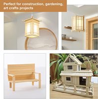 Chine mince en bois bambou bandes artisanat bâtons pour maison avion bateau bateau projets scolaires garniture moulage fournitures de construction