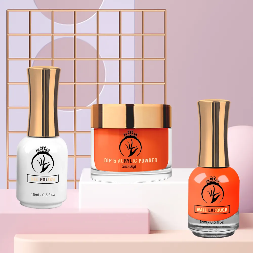 Aangepaste Private Label Dompelen Acryl Poeder En Vloeibare Set Professionele Dip Voor Nagels Met Match Kleur Gel Polish En Lak