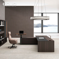 Chef de direction moderne et intelligent, bureau debout de luxe, bureau de direction à hauteur réglable, bureau électrique