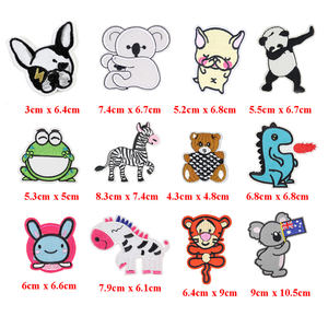 Belle bande dessinée mignonne diverses formes de feutre tissu fer sur animaux brodés patchs pour enfants <span class=keywords><strong>sacs</strong></span> de vêtement - Product Image 4