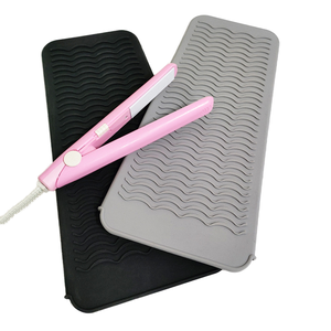 Classic Style Eco-Friendly <b>Large</b> Silicone Heat Resistant Travel <b>Mat</b> Pouch Hair Straightener Table Pad with High Durability - Product Image 1