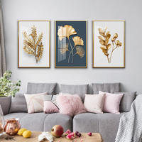 Ensemble d'art mural style nordique, peinture minimaliste, décoration de fond de canapé pour salon, décoration intérieure, facile à accrocher, multi-panneaux