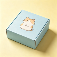 Boîte d'emballage extérieure rigide en PET personnalisée pour le rangement des ensembles de jouets à la menthe pour chatons