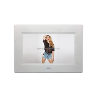 Cadre photo numérique avec écran IPS de 7 pouces, résolution 1024*600, option batterie, grand angle de vision, écran LCD 4 Go, lecture vidéo, cadre photo