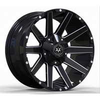 Jantes de voiture tout-terrain personnalisées 20 21 22 23 24 26 pouces 6x139.7 8x180 noir bleu profond Concave SUV 4X4 roues forgées pour Ram tout-terrain