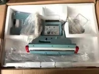 Machine d'emballage à pédale HIPAC PSF-P450, scelleuse de sacs, impression de rubans et scelleuse pour sacs en aluminium, sacs à thé, sacs cadeaux, sacs alimentaires