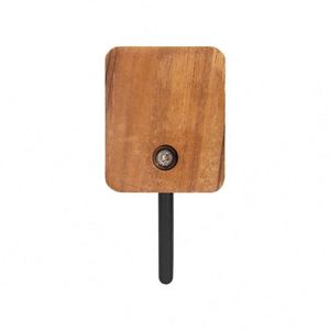 WEKIS High Quality Eco-Friendly Golden Wooden Multifunctional <b>Bathroom</b> Wall <b>Hooks</b> for Bathrobes and Accessories - Product Image 5