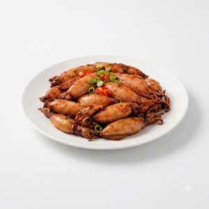 Calamars vietnamiens artisanaux de qualité supérieure, frits, assaisonnés sucrés et épicés, seiches séchées, snacks de fruits de mer, pratiques et faciles à préparer - Product Image 1