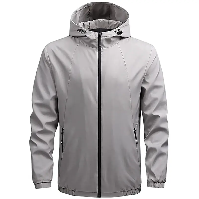 OEM Wholesale Factory Outlet All-Match Men's Outdoor Custom Logo Wind breaker Leve Caminhadas Jacket Men's Waterproof Jacket