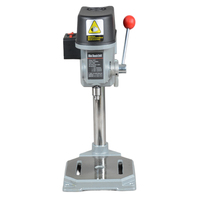 Mini perceuse à colonne de table 340W, machine à percer le bois avec mandrin de 4 mm, contrôle de vitesse variable, base en fonte, vitesse maximale de 12000 tr/min