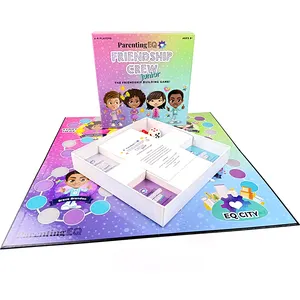 Venta al por mayor impresión de logotipo personalizado diseño personalizado juego de cartas familia juegos de mesa proveedor para adultos y niños