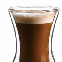 Tasse à café en verre à double paroi, résistante à la chaleur, en borosilicate, soufflée à la main, verrerie isolante pour la maison, le bureau, le café
