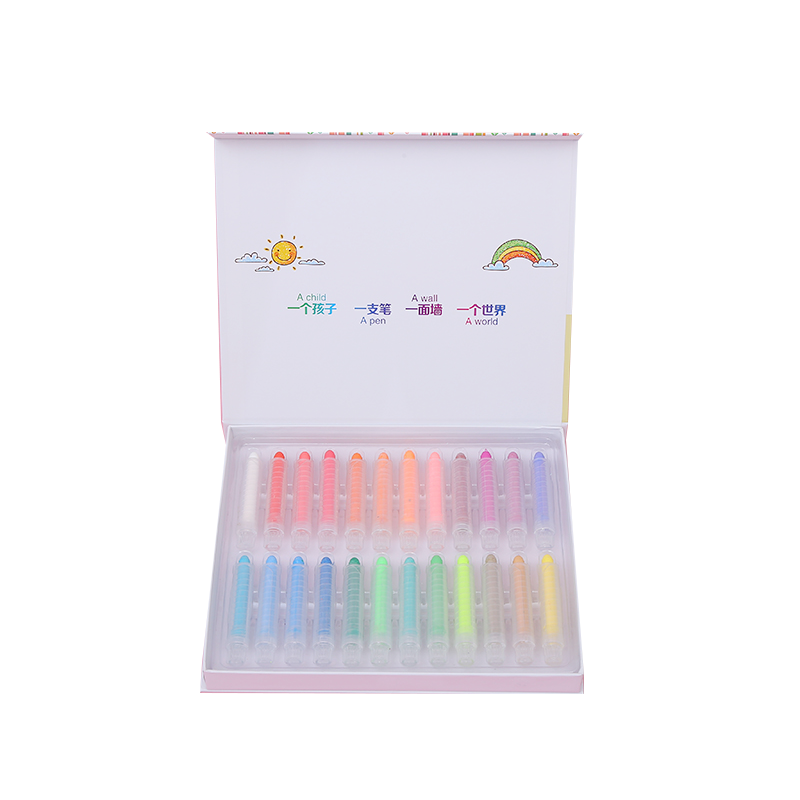 Нетоксичный семейный моющийся цветной воск без пыли для школы от производителя