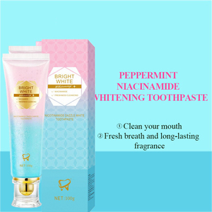 Xuanbai65456 <span class=keywords><strong>Dentifrice</strong></span> blanchissant chimique à la menthe pour enfants 100g Niacinamide Élimination des <span class=keywords><strong>taches</strong></span> à domicile - Product Image 3