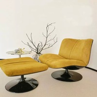Fauteuil léger de style italien Yazhi pour salon, balcon, chaise longue de loisirs, chaise tendance verte en forme de bec de canard