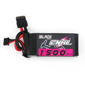 Cnhl Zwart Serie 1500Mah 11.1V 3S 100c Lipo Batterij Met Xt60 Plug - Product Image 1