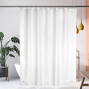 <span class=keywords><strong>Rideau</strong></span> <span class=keywords><strong>de</strong></span> <span class=keywords><strong>douche</strong></span> d'hôtel en PEVA blanc pur 110GSM <span class=keywords><strong>180X180</strong></span>, imperméable - Product Image 1