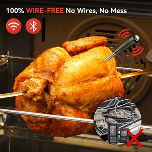 Prix de liquidation : Thermomètre à viande sans fil intelligent avec sonde ultra-fine pour la cuisson, le barbecue, le fumoir, compatible iOS et <span class=keywords><strong>Android</strong></span> - Product Image 5