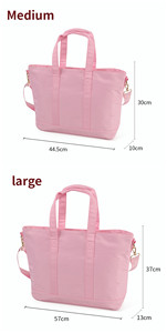 กระเป๋าโท้ทไนลอนขนาดใหญ่ ปักลายตามสั่ง ทนทาน กันน้ำ เหมาะสำหรับผู้หญิง ใช้เดินทาง ท่องเที่ยว ช้อปปิ้ง หรือไปทะเล - Product Image 6