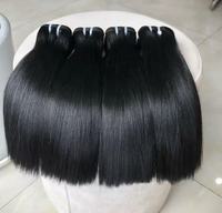 Cabello 100% Natural Liso, Cabello Camboyano Natural a Granel, Cabello Remy Natural, Cabello Rizado Birmano Boho, Cabello Natural Vietnamita de un Solo Donante para Crochet