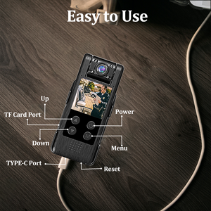 <span class=keywords><strong>Caméra</strong></span> d'action ultra HD 4K portable L10 WIFI Mini Body, enregistreur vidéo portable, objectif rotatif à 180 degrés, contrôle des sports d'action - Product Image 3