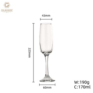 Vente en gros de verres à vin verres à champagne classiques en stock bon marché verres à champagne de haute qualité pour restaurant fête de <span class=keywords><strong>mariage</strong></span> - Product Image 5