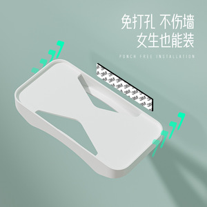 Wall Mounted Toilet Paper Holder H0017 Durable <b>Corner</b> Storage Rack Bathroom <b>Shelves</b> - Product Image 2