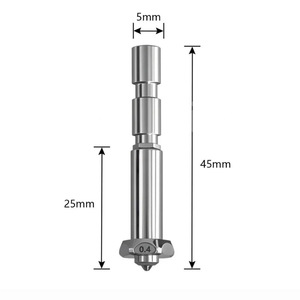 Tête d'extrusion Lin'ao 3D Kobra 3 Max Hot End 24V 80W avec chauffage en céramique, accessoires pour imprimante 3D - Product Image 2