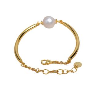 Wenchi กำไลข้อมือมุกสีเงิน S925อุปกรณ์แบบทำมือมีรูบนถนนหนา8-13ชิ้น5444เปล่าเครื่องประดับค้นหาส่วนประกอบ - Product Image 5