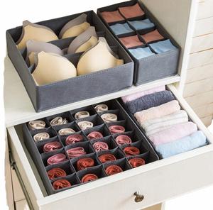 Household Products Closet Organizer for Underwear Socks Divider <b>Storage</b> <b>Box</b> Scarf Bra <b>Storage</b> Foldable Drawer Organizer <b>Box</b> - Product Image 1