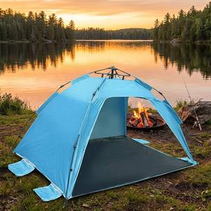 Tente <span class=keywords><strong>de</strong></span> plage à ouverture rapide en une seconde, respirante, grande surface intérieure, idéale pour la pelouse, la <span class=keywords><strong>piscine</strong></span>, les pique-niques et la pêche - Product Image 2