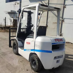 Japonya forklift dizel TCM forklift 2.5 ton kullanılan yüksek kaliteli 3 metre silindir ile forklift özelleştirilebilir