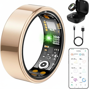 リングフィットネス ボディトラッキング トレンド位置情報 磁気薄型タッチ メンズステンレススチールモニター タイマー ODM スマートリング IP68 - Product Image 5